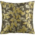 Surya Surya Rug HH060-2222P Square Olive Poly Fiber Pillow 2 ft. 2 in. x 2 ft. 2 in. HH060-2222P
